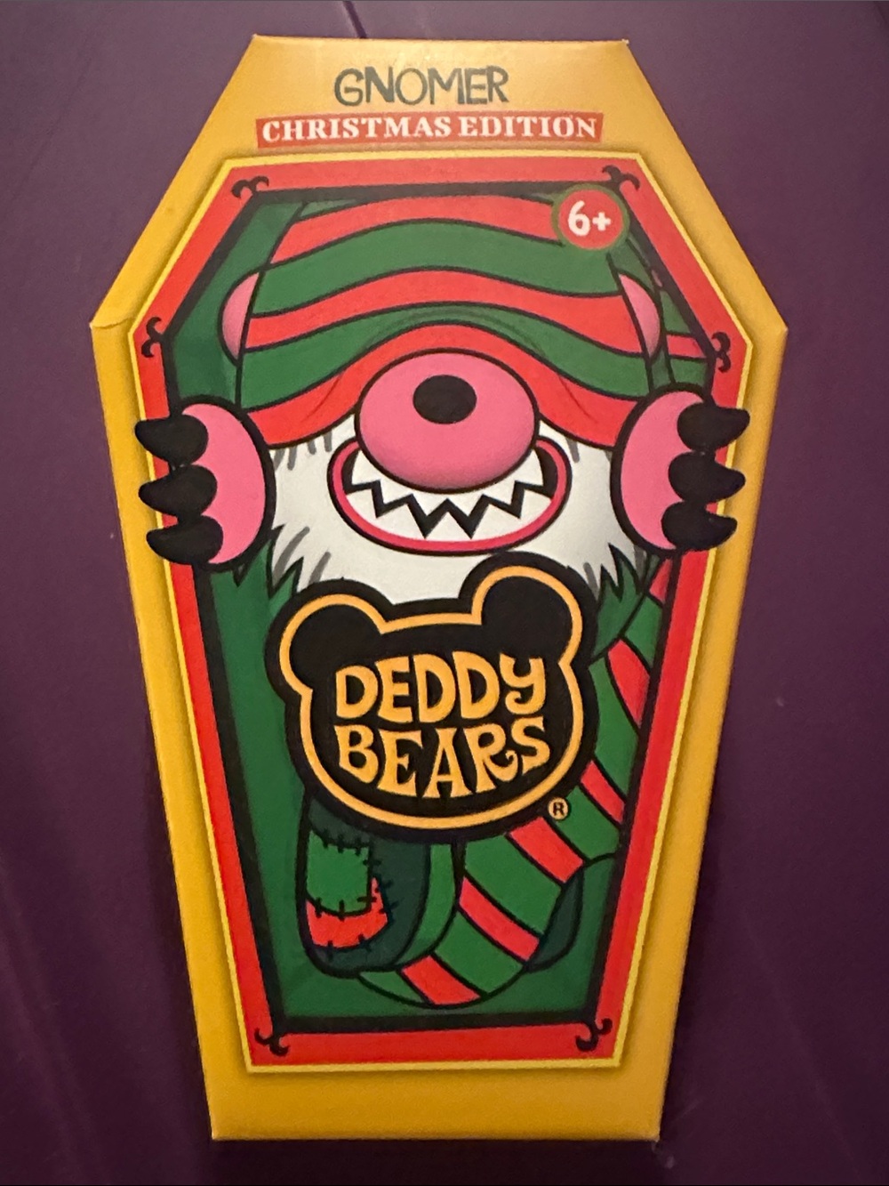 Gnomer Christmas Edition Deddy Bears Plush - Green & Pink
